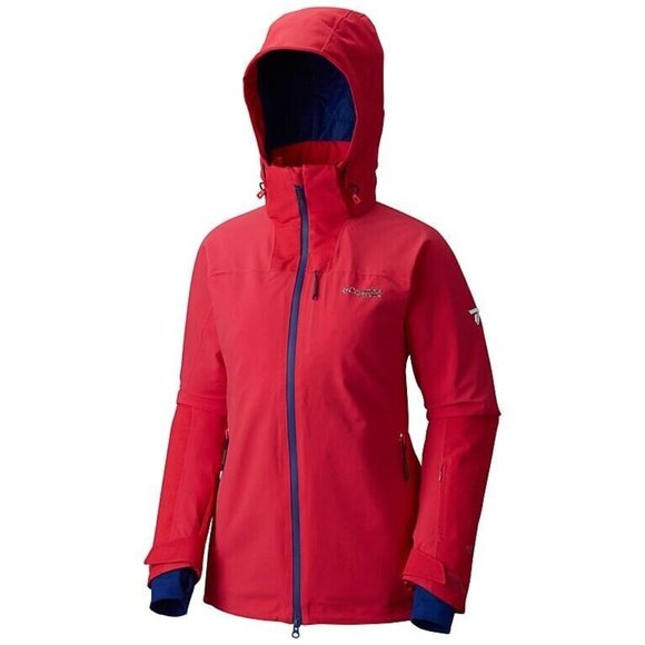 NEW NWT $399 Columbia Womens Powder Keg Down Winter Jacket Size M Medium Pink - Picture 2 of 11